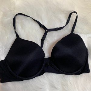 VS PINK T-Back Push Up Bra Black 36B